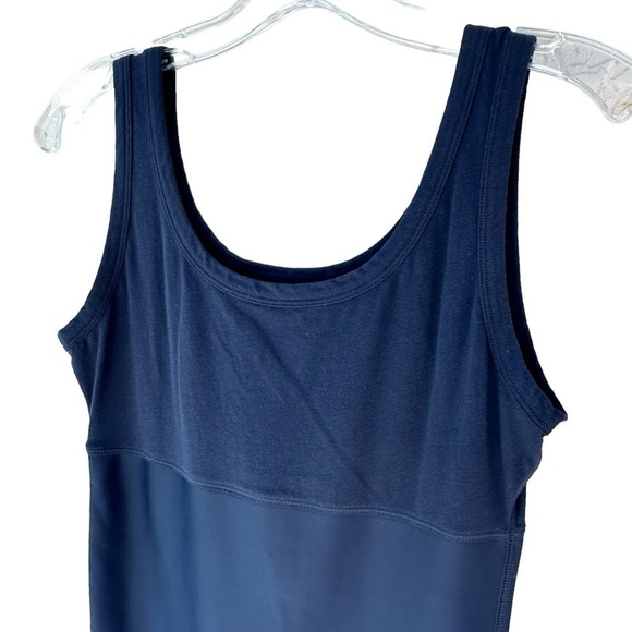 Yummy Navy Tummy Control Slimming Tank Tee Undershirt, Medium - Picture 2 of 9